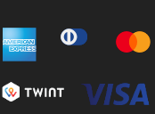 Zahlungsmöglichkeiten: MasterCard,Twint,Visa,American Express,Diners Club